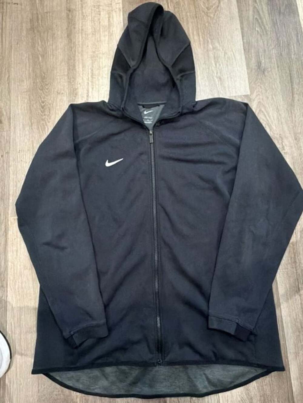 Nike Dri-FIT Full Zip Hooded Jacket Size XL Black